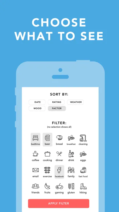 Moody: Mood Tracker & Journal Screenshots