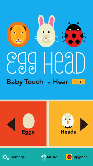 Egg Head LITE: Peekaboo Baby应用截图