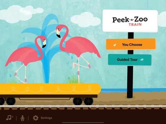 Zrzuty ekranu Peek-a-Zoo Train iPad 