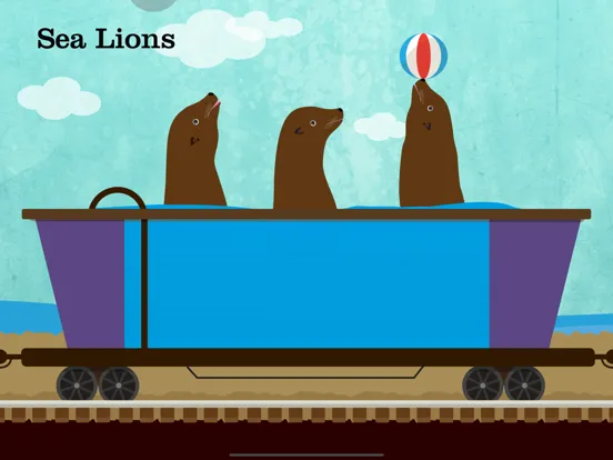 Zrzuty ekranu Peek-a-Zoo Train iPad 