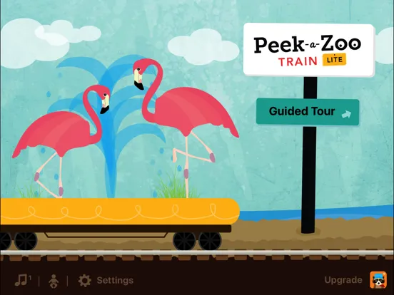 Peek-a-Zoo Train: Toddler Fun iPad  स्क्रीनशॉट