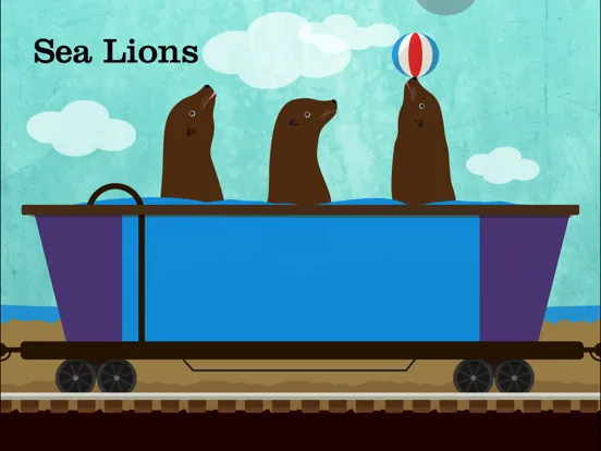 Peek-a-Zoo Train: Toddler Fun iPad  स्क्रीनशॉट