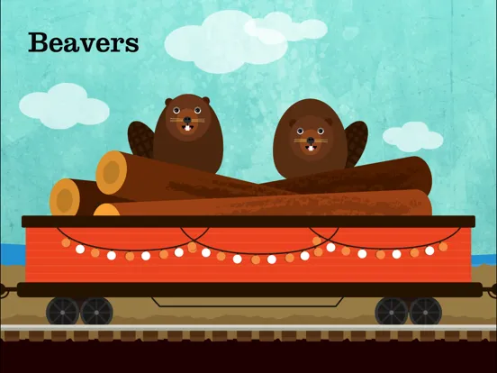 Peek-a-Zoo Train: Toddler Fun iPad  स्क्रीनशॉट