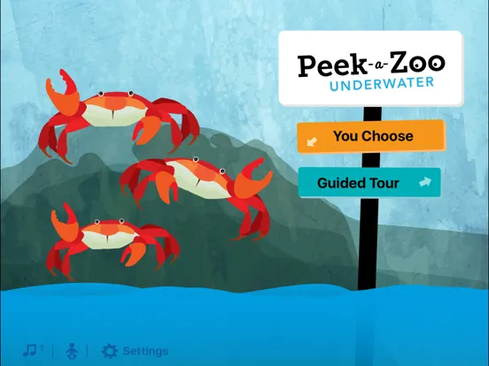 Peek-a-Zoo Underwater Sounds iPad 应用截图