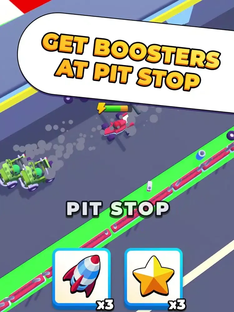 ภาพหน้าจอของ Crazy Race!!! iPad 