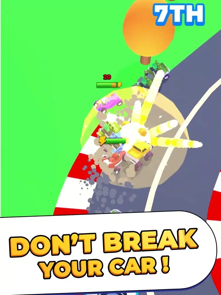 ภาพหน้าจอของ Crazy Race!!! iPad 