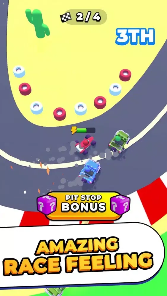 ภาพหน้าจอของ Crazy Race!!!