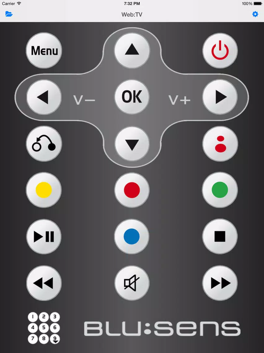 Скриншоты Web:TV Remote iPad 