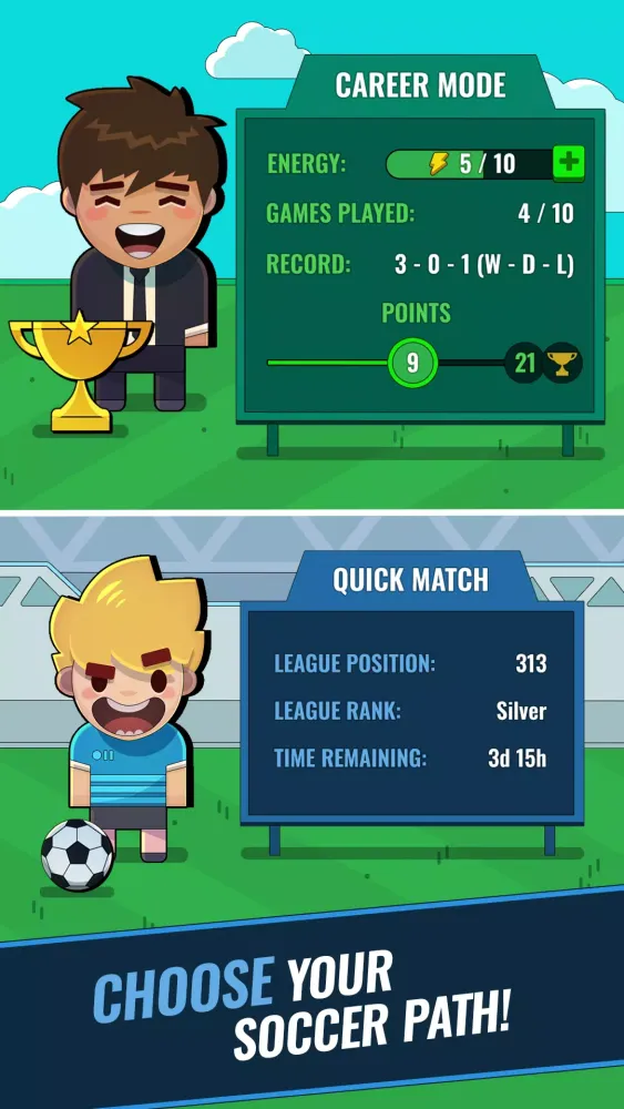 Capturas de pantalla de Merge Football Manager