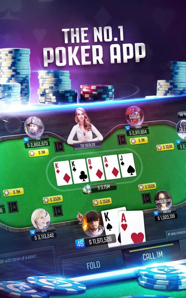 Captures d'écran de Poker Online
