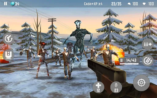 Tangkapan skrin Zombie Terror 3D: FPS Survival