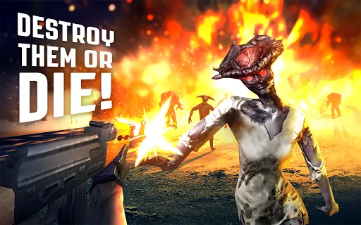 Tangkapan skrin Zombie Terror 3D: FPS Survival