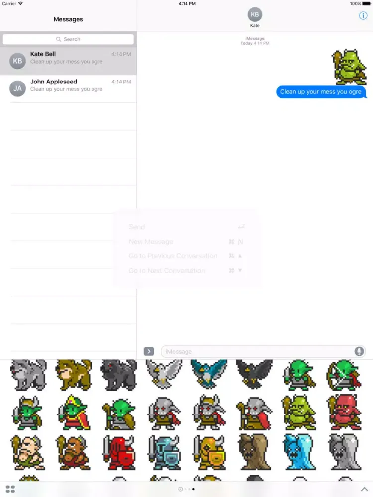 Fantasy and Medieval Stickers iPad  Ekran Görüntüleri