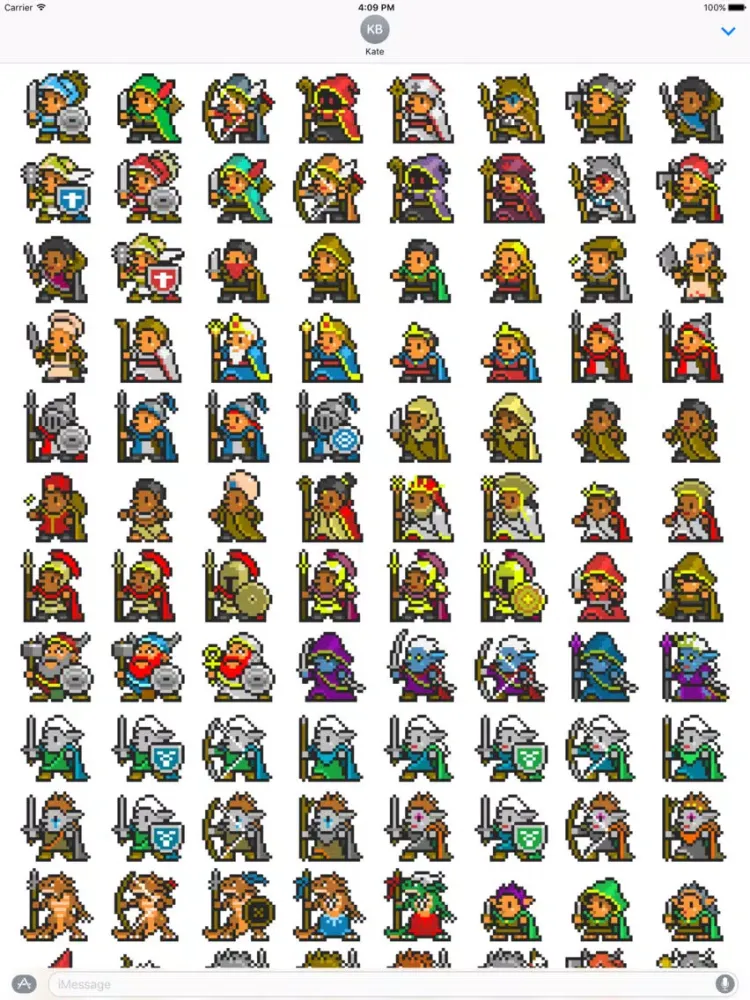 Fantasy and Medieval Stickers iPad  Ekran Görüntüleri