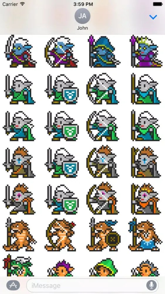 Fantasy and Medieval Stickers Ekran Görüntüleri