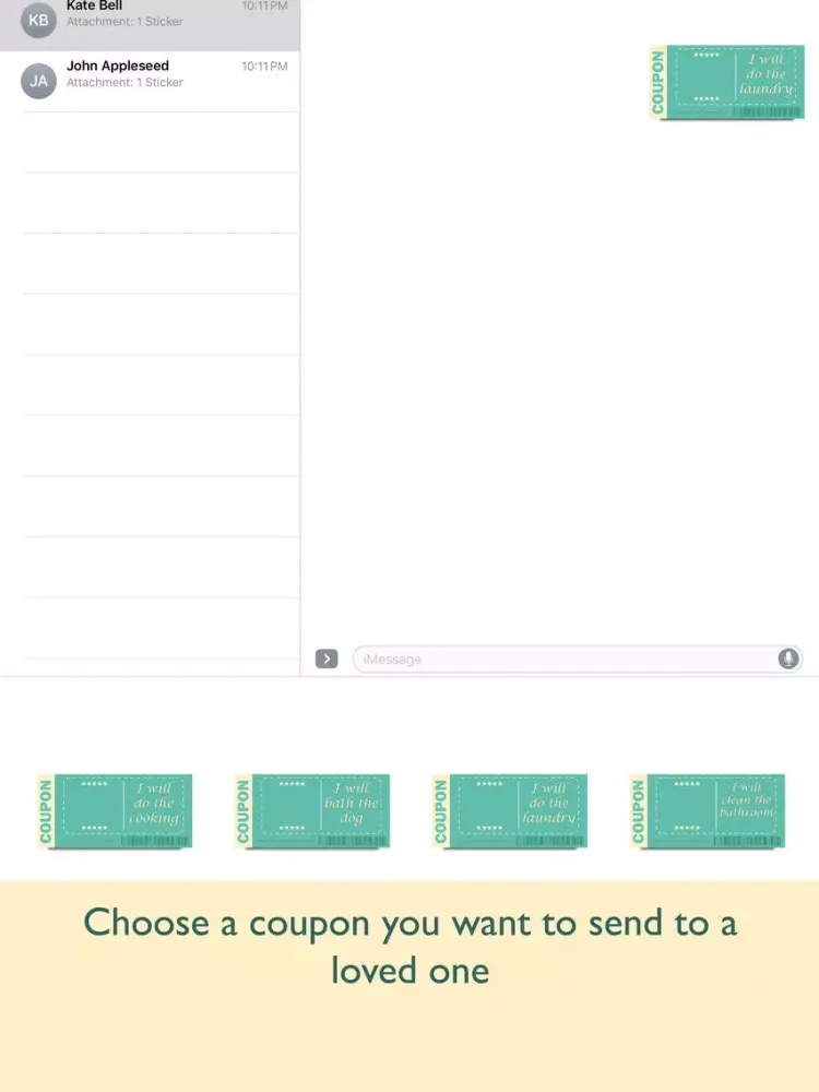 Zrzuty ekranu Housework Coupons iPad 
