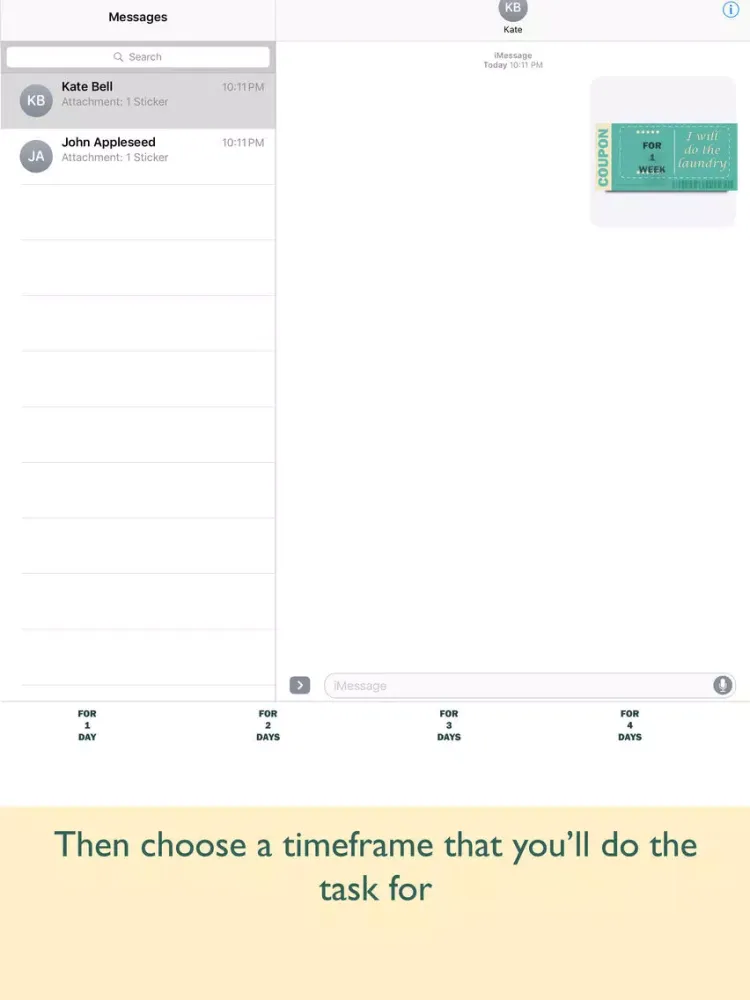 Zrzuty ekranu Housework Coupons iPad 