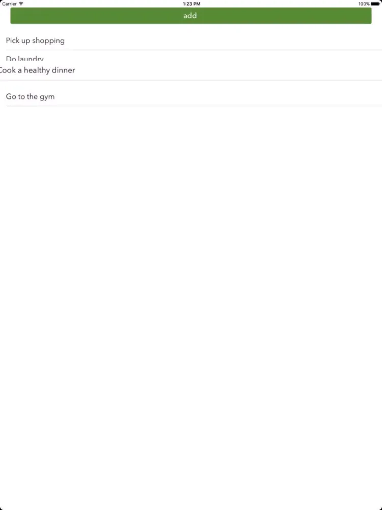 Simpleness - todo lists made simple iPad 应用截图