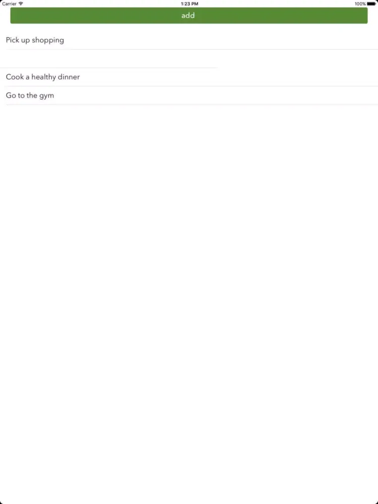 Simpleness - todo lists made simple iPad 应用截图