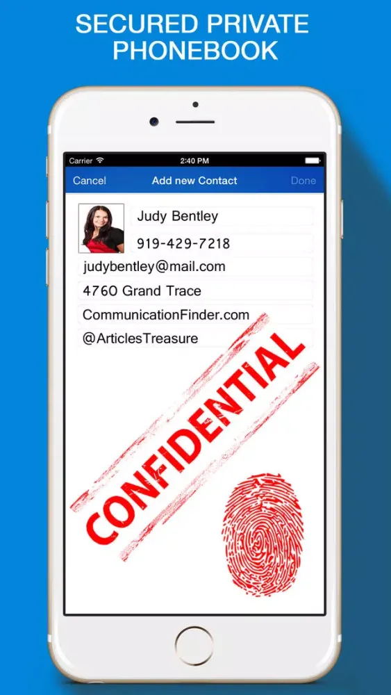 Private Photo & Contacts - Lock Pictures and Notes Screenshots