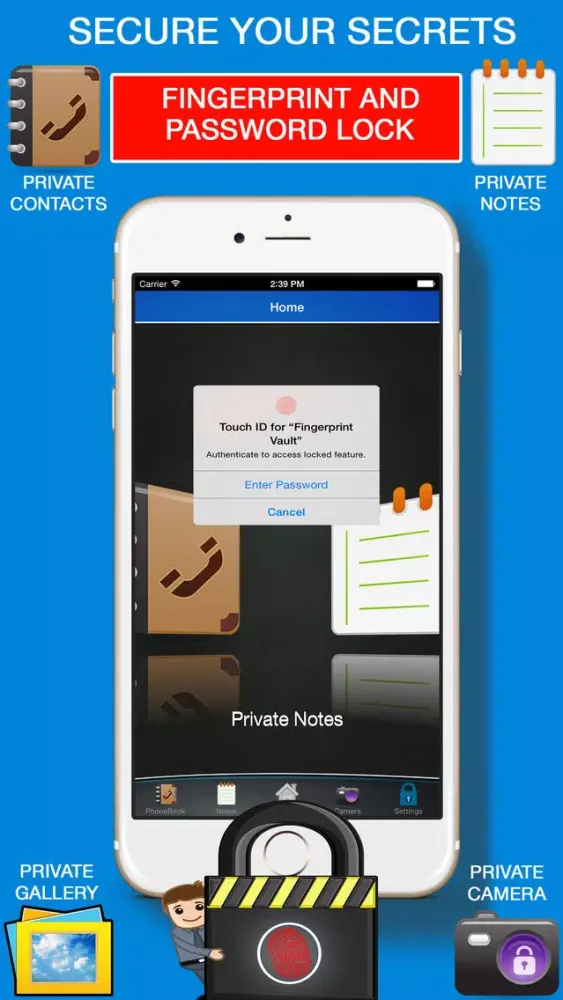 Private Photo & Contacts - Lock Pictures and Notes Screenshots