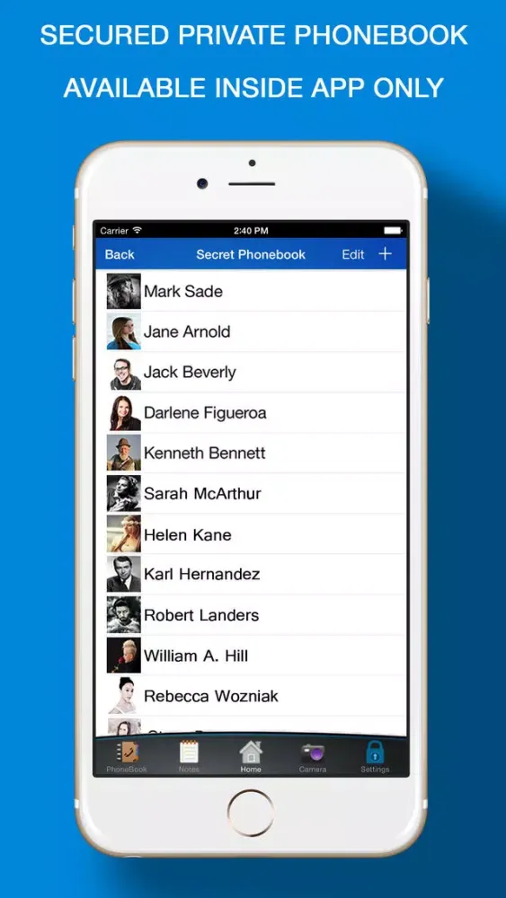 Private Photo & Contacts - Lock Pictures and Notes Screenshots
