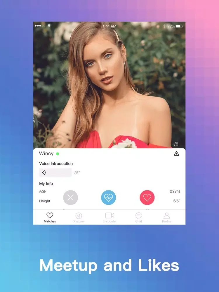 Lucky Flirting: live chat date iPad  Screenshots