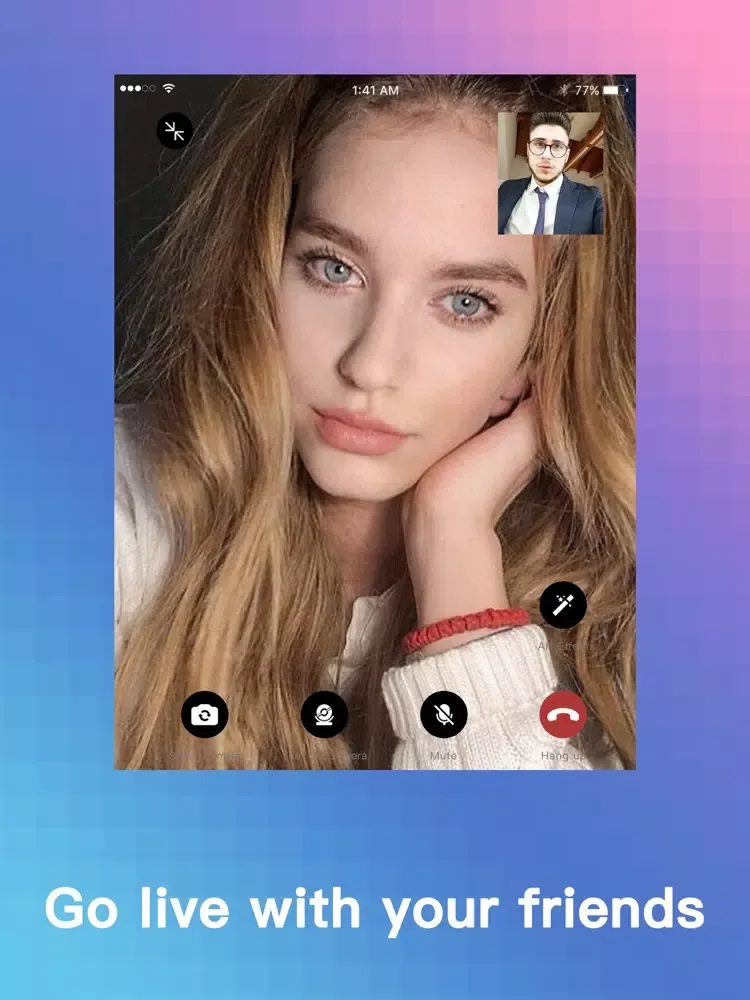 Lucky Flirting: live chat date iPad  Screenshots