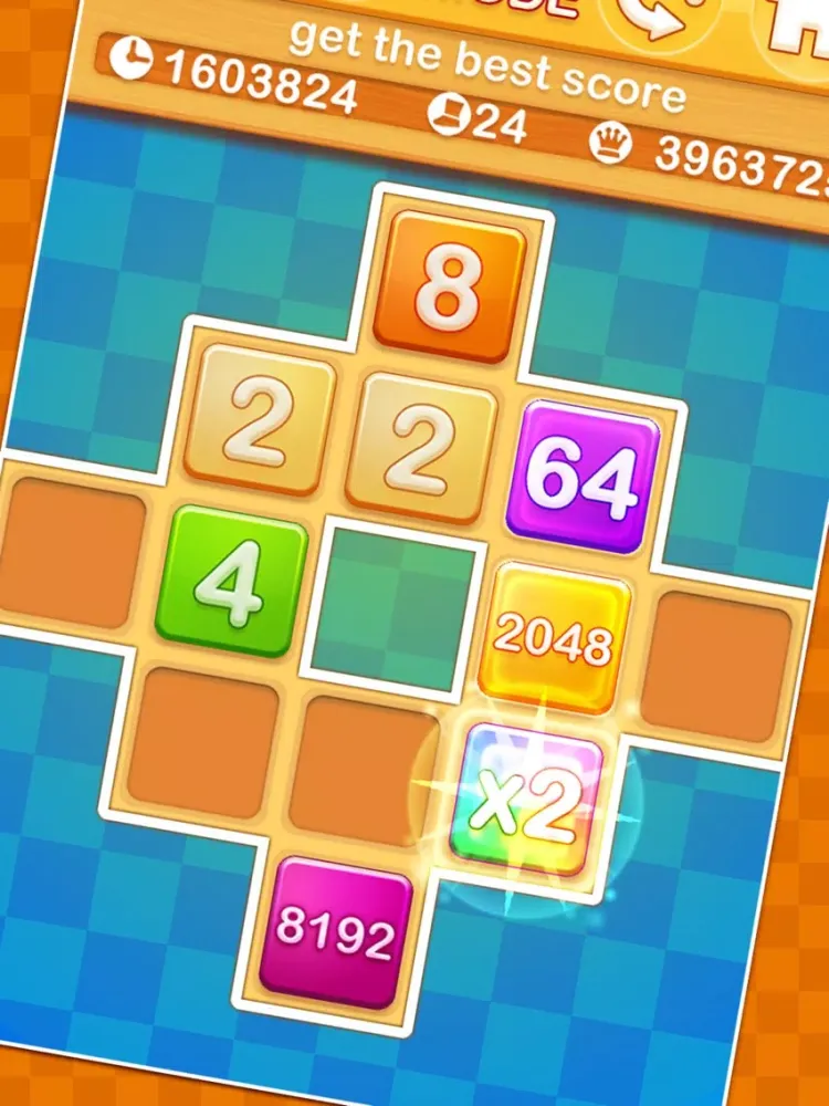 Скриншоты King of 2048-100 Levels To Storm Your Brain iPad 
