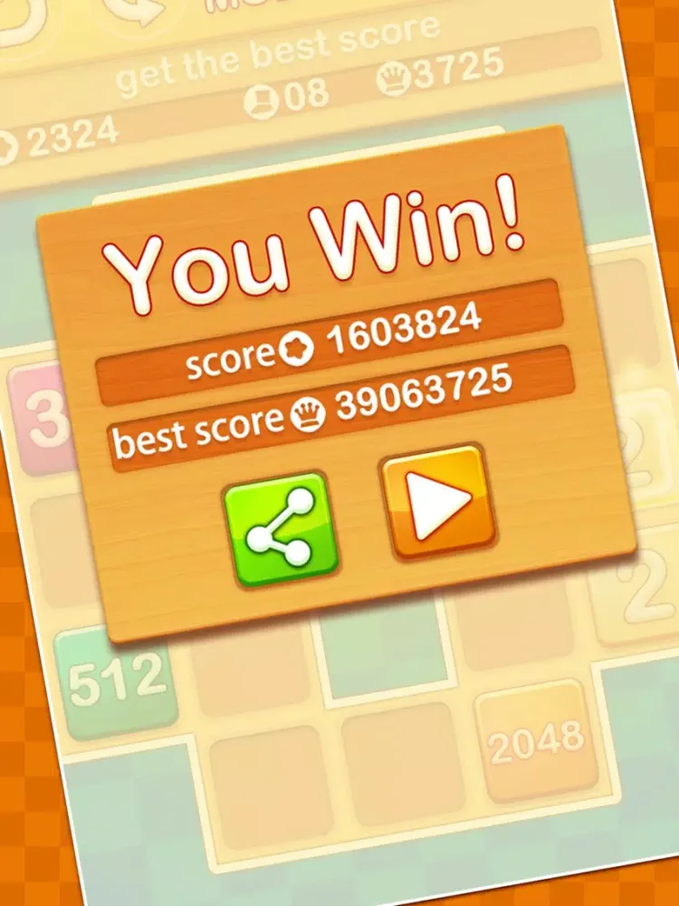 Скриншоты King of 2048-100 Levels To Storm Your Brain iPad 