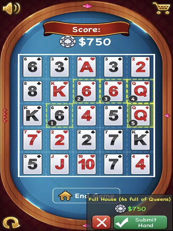 Ảnh chụp màn hình của Poker Solitaire - Card Crush iPad 