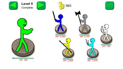 Capturas de tela do Stick Clicker Battle