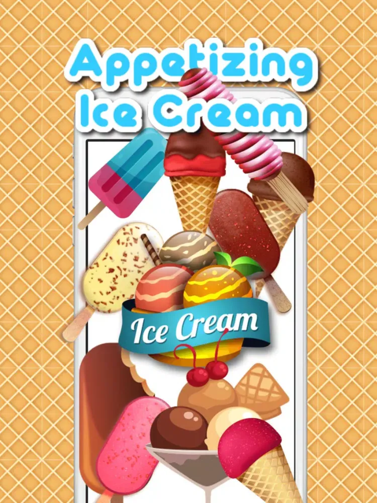 Cocoa Ice Cream Stickers iPad  Screenshots