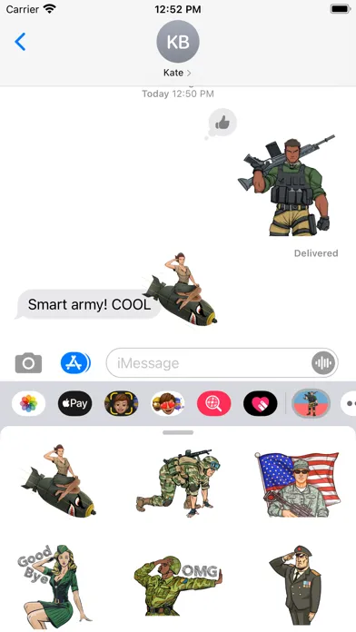 Army Soldier Stickers應用截圖