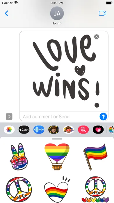 صور Between Gay Pride Stickers