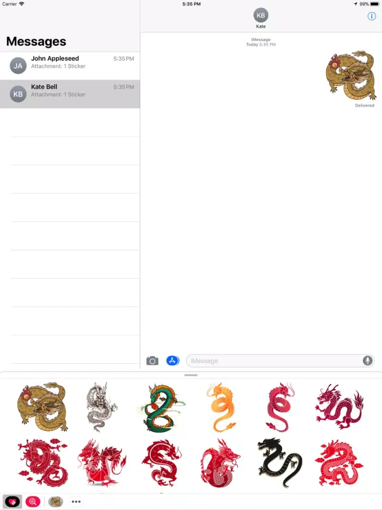 Chinese Asian Culture Stickers iPad  سکرین شاٹس