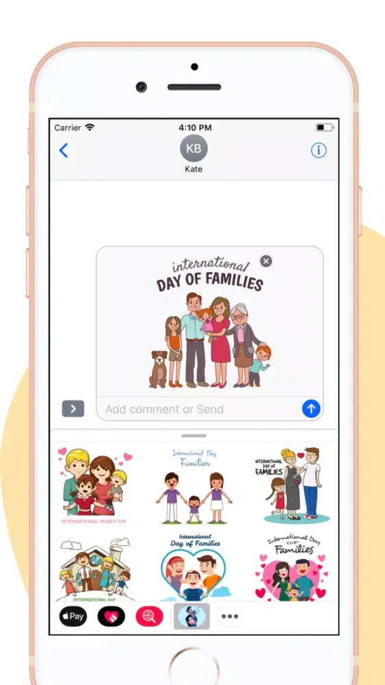 Family Day Together Stickers スクリーンショット