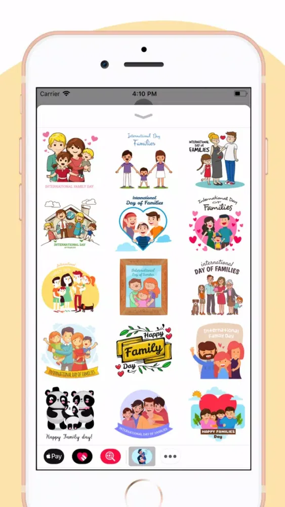 Family Day Together Stickers スクリーンショット