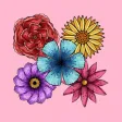 Garden of Flower Stickers