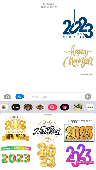 Good New Year 2023 Stickers Screenshots