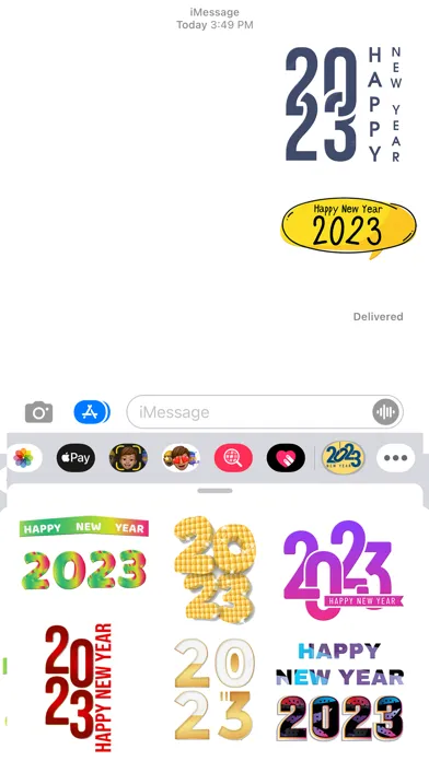 Good New Year 2023 Stickers Screenshots