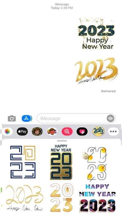 Good New Year 2023 Stickers Screenshots