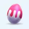 Happy Easter Egg Stickers
