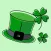 Hi St. Patrick's Day Stickers