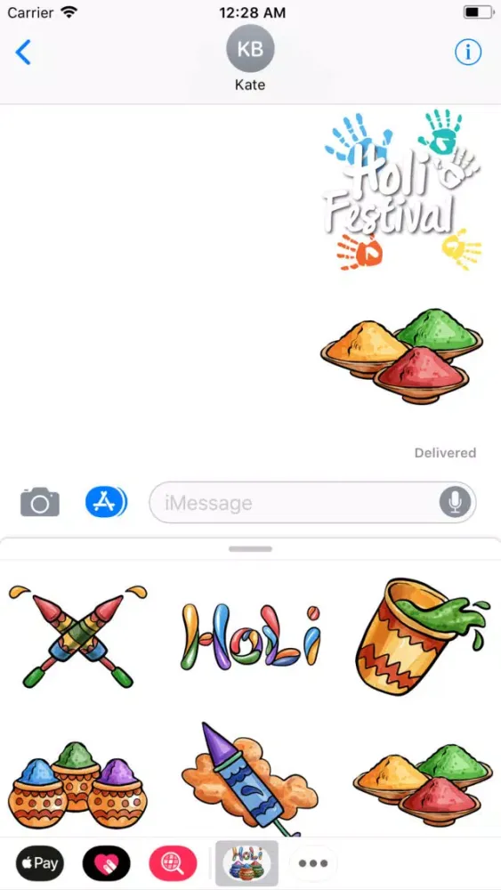 Holi Festival Stickers应用截图