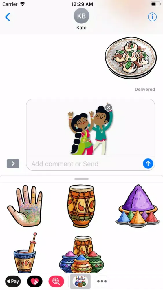 Holi Festival Stickers应用截图