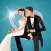 Just Married Couple Sticker