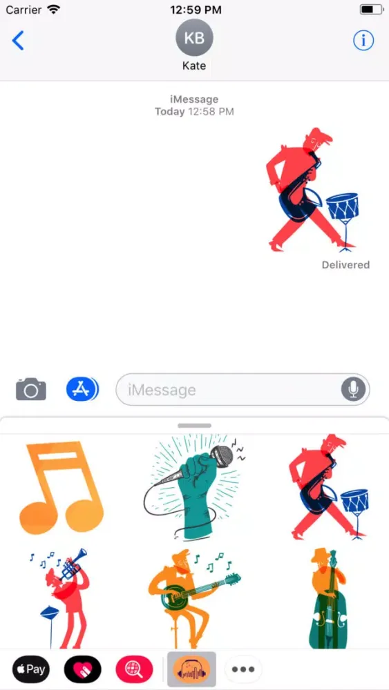Musical Moment Stickers स्क्रीनशॉट