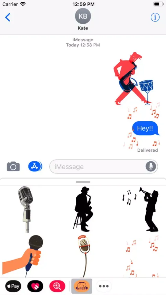 Musical Moment Stickers स्क्रीनशॉट