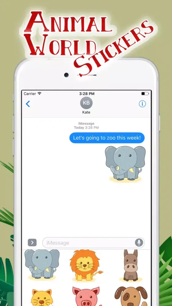 Capturas de pantalla de Animal World Stickers
